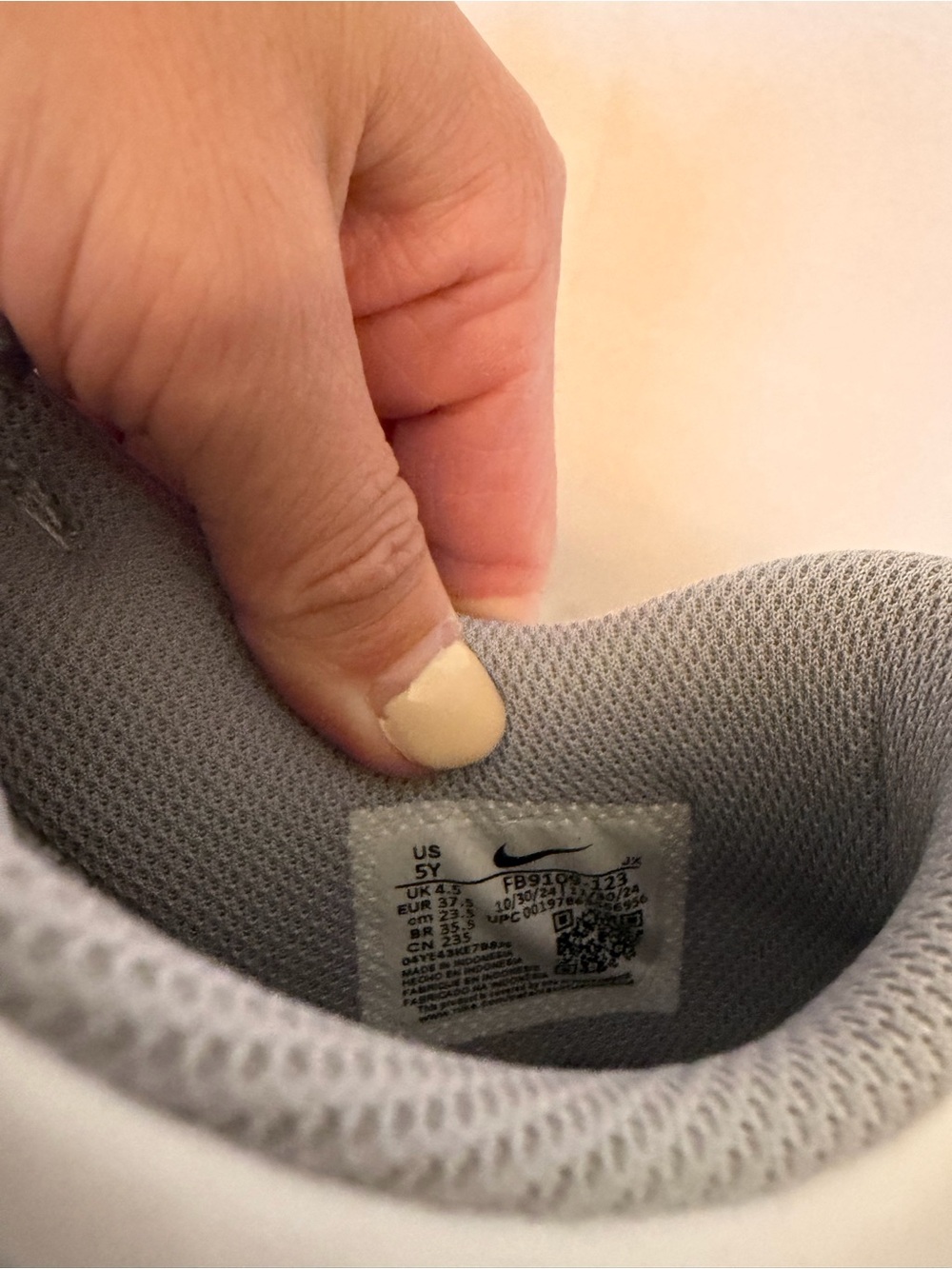 Nike dunk grey, 5Y, women’s 6.5 - Picture 6 of 6